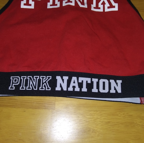 VS Pink Racer Back Sports Top Women Sz. S - Picture 5 of 12